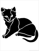 kitten-stencil